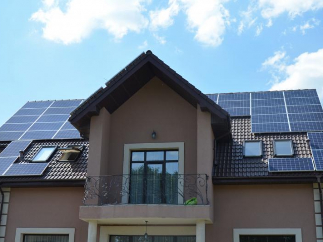 Мережева сонячна електростанція 10 кВт в  с. Білогородка, Київська область