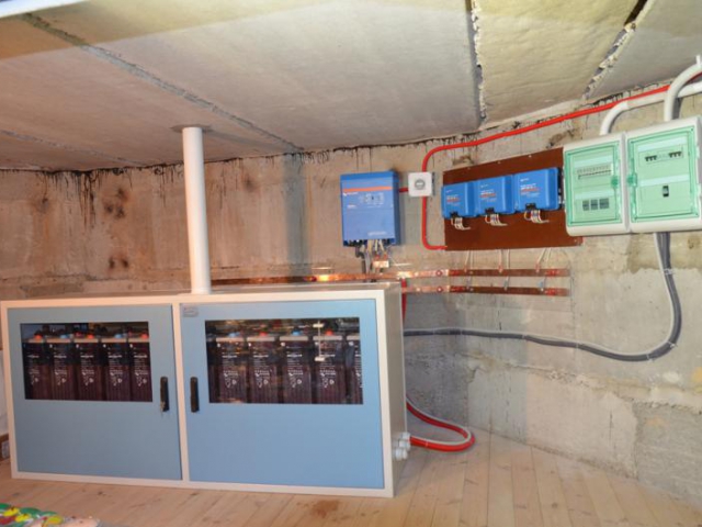 Гібридна система живлення Victron Energy / Kyocera 5 кВА в смт. Козин