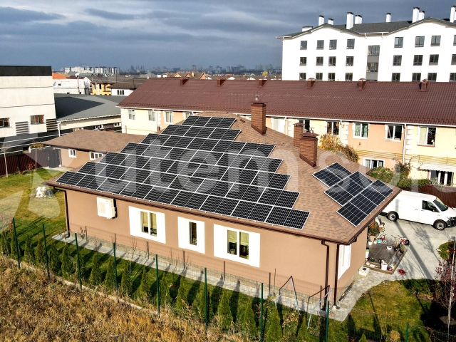 Мережева сонячна станція 15 кВт у с. Софіївська Борщагівка, Київська область