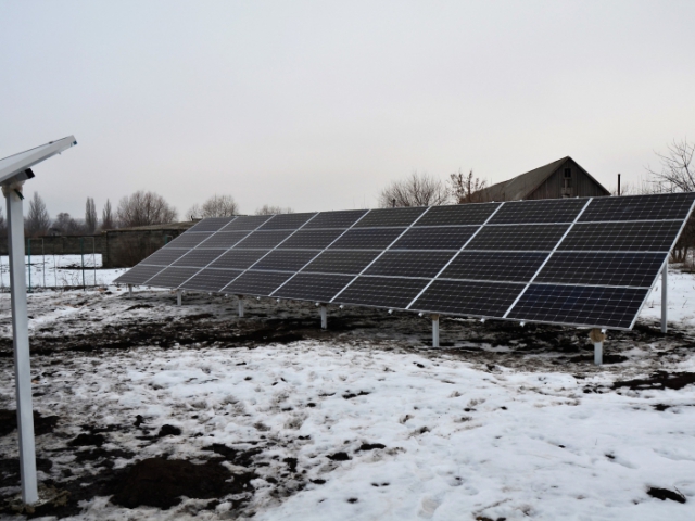 Солнечная электростанция 30 кВт Донецкая область, Константиновский район