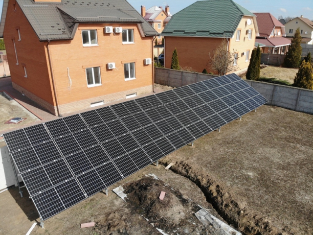 Сонячна електростанція потужністю 15 кВт з панелями Q.Cells Half-Cut