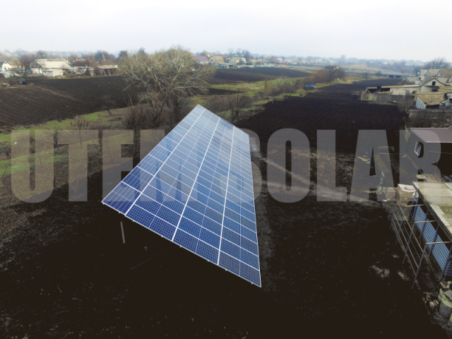 Наземна СЕС 30 кВт під зелений тариф (Більмак, Запорізька область)