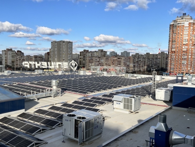 Сонячна електростанція 1.2 МВт ЕпіцентрК в м. Київ