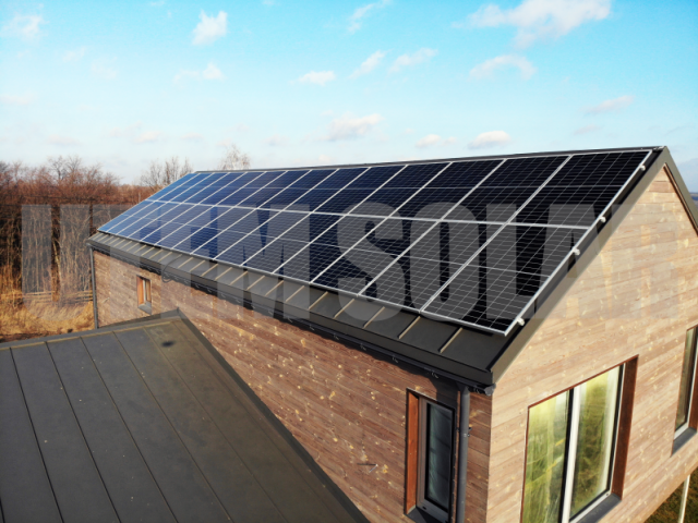 СЕС 30 кВт під зелений тариф в Рославичах, Київська область