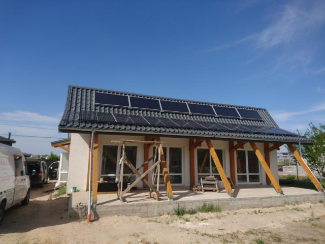 Солнечная электростанция мощностью 15 кВт в пассивном доме - Княжичи, Броварской район