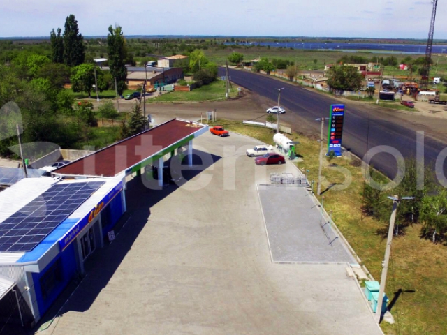 Сонячна станція на зменшення власного споживання АЗС в м. Токмак Запорізької області
