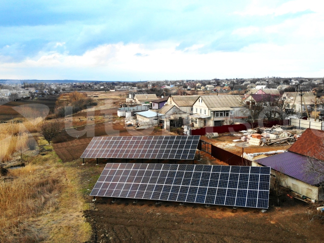 Сонячна станція під зелений тариф 45 кВт в смт Більмак, Запорізька область