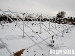 Наземная конструкция для солнечных батарей