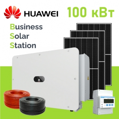 Сонячна електростанція Huawei 100 кВт під власне споживання