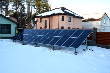 Установка сонячних батарей на землі - UTEM SOLAR